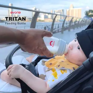 【evorie】Tritan寬口奶瓶160mL/240mL|北歐風嬰兒奶瓶|優於ppsu|貝親小獅王奶嘴可共用