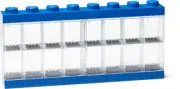 LEGO Minifigure Stackable Display Case with 16 Knobs, in Blue [New Toy] Blue,