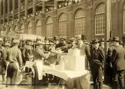 1920 Ebbets Field PHOTO Hot Dog Vendors Brooklyn Dodgers Baseball Stadium