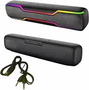 Bluetooth Computer Speaker Soundbar Stereo Music Gaming Speaker FM Radio AUX TF