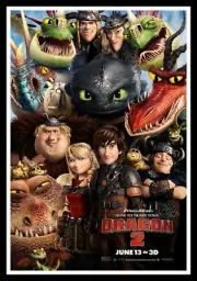 How To Train Your Dragon 2 Movie Poster Print & Unframed Canvas Prints