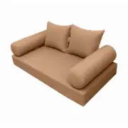|COVER ONLY| Style 4 Twin Knife Edge Daybed Mattress Bolster Pillow Covers AD104