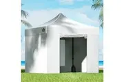 Instahut Gazebo 3x3 Pop Up Marquee Folding Tent Wedding Gazebos Camping Outdoor Shade Canopy White