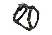Hunter Aalborg Soft Genuine Leather Dog Harness, Black