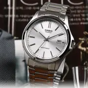 Casio Date Analog Silver Metal Band Men's Watch Original New MTP-1183A-7A