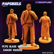 PCPD Blade Walker Sanjoe Marudo | Cyberpunk | Papsikels | 32mm scale