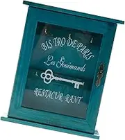 Homoyoyo 1Pc Vintage Wall Mounted Key Holder Box Retro Home Storage Case Gateway Storage Box for Keys Birthdays Weddings Attractive Decorative Organizer