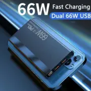 100% 66W 30000mAh/20000mAh Power Bank Fast Charging Portable Super Battery