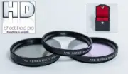 3Pc Filter Set UV Polarizer (PL) & FLD Filter Kit For Sony Alpha A7 ILCE7K ILCE7