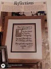 REFLECTIONS CROSS STITCH CHART FROM MAGAZINE