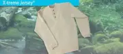 Camber X-Treme Jersey Mens Heavyweight Three Button Henley S-3XL