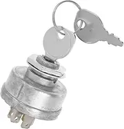Lawn Mower Ignition Switch for Multiple Models Easy Installation Garden Maintenance Switch with Key Sturdy and Reliable