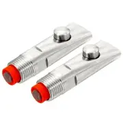 Pig Nipple Waterer Poultry Drinker Feeder 1/2" PT Plastic Hat Splash Proof, 2pcs