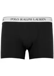 Polo Ralph Lauren Stretch-cotton Boxer Trunks - set of Three - Black And White L