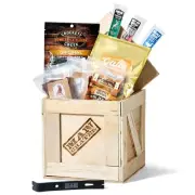 , Exotic Meats Crate – Includes 6 Rare Jerky Flavors Like Venison, Alligator,...