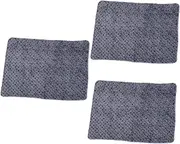 Happyyami 3pcs Soft Plush Pet Bed Mats Cozy Dog Warm Blanket Mats for Indoor Outdoor Use Easy to Clean