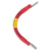 2 GAUGE Interconnecting Copper Cable, 6-Inch Length with 5/16-Inch Lugs (Red)