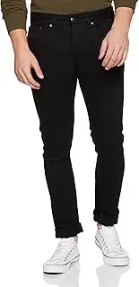 [Deus Ex Machina] Men's Lander Slim Jean Denim Pants, Black, 31