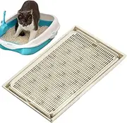 Cat Litter Box Mats - Keep Floor Clean Litter Catcher Mat, Litter Mat with Non Slip Bottom | Double Layer Litter Trapping Mat Cat Litter Rug, Washable Litter Trapper Catcher Mat for Home Pet Shops