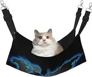 EdWal World Map print Soft Sleeping Hammock Cat Hammock for Cage Hanging,Pet Hammock Bed Adjustable for Small Animals