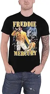 [Freddie Mercury] T Shirt Homage Official Mens Black XL