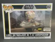 Funko Pop! Luke Skywalker In T-44 Airspeeder #662.