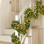 10M Christmas Garland Jingle Jollys LED Lights Party Xmas Decorations 700 TIPS
