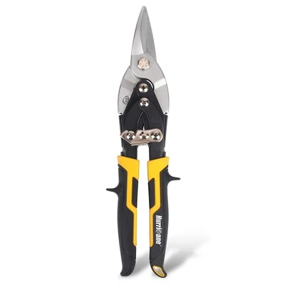10 Inch Aviation Tin Snips, Cr-Mo Aviation Snips for Cutting Metal Sheet, Hea...