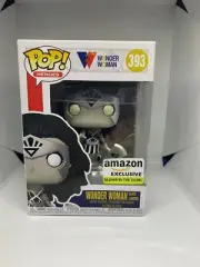 Funko Pop! WONDER WOMAN # 393 Glow in the Dark Black Lantern Amazon MAY