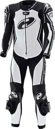 Held Full-Speed, leather suit 1pcs. women , color: White/Black , size: 38