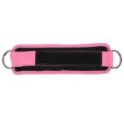 (pink)Ankle Straps For Cable Machines Hook And Loop Strap Design Fitness HR