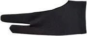 AIMALL Two-Finger Artist Glove for Graphic Tablet Sketch Drawing, Breathable Lycra, 4 Sizes for Right & Left Hands, Black