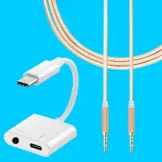 Fast 3.5mm Male to Male AUX Cable Type C Audio Adapter for OnePlus 10 Pro 5G USA