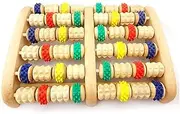 Ipetboom Solid Wood Massage Roller Device for Relief Enhance Circulation Relaxation for Home Use Massage Tool