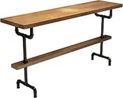 Bar Height Bar Table Nordic Fashion Home Living Room Against The Wall Bar Long Table Coffee Shop Tea Restaurant High Table Bar, Without Chairs Dining Table Coffee Table