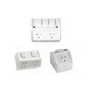 10 Pack of CROWN Weatherproof 1 2 3 GPO Power Point Waterproof Single Double SAA