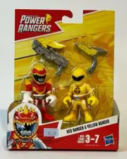 Hasbro Mighty Morphin Power Rangers Yellow and Red Toy Gun NEW Action Figures