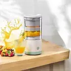 Electric Citrus Juicer Rechargeable Hands-Free Masticating Orange Lemon Squeezer