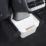 Rear Seat Storage Box for Tesla Model Y 2023 2022 2021 2020 Rear Middle Storage Box Under The Seat Storage Box Trash Can Interior Accessories(Color:B)