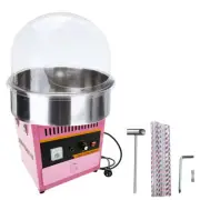 1kW Commercial Cotton Candy Machine Pink Color Sugar Floss Maker For Party