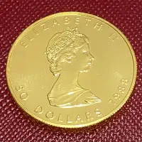 在飛比找Yahoo!奇摩拍賣優惠-1988年 加拿大 楓葉金幣 1盎司4112