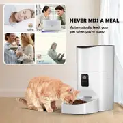 9L Wifi App Remote Control Automatic Pet Feeder Dog Cat Food Dispenser W/Voice Recorder 10 Meals/Day