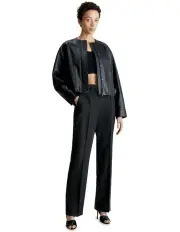 [Calvin Klein] Essential Slim Straight Pant in Black