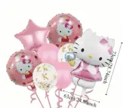 NWOT Hello Kitty Mylar And Regular Balloons