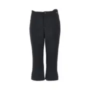[VICTORIA BECKHAM] VICTORIA BECKHAM Wool-blend cropped pants Woman 10 10 Black