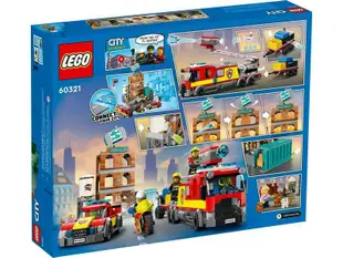 【LEGO 樂高】 磚星球〡60321 城市系列 消防隊 Fire Brigade