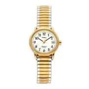 Timex T2H381 Women's Easy Reader Two Tone Stainless Steel Expansion Watch