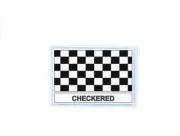 Patch badge iron on glue flag country checkered