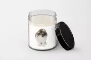 Dwarf lop Eared Rabbit Candle - Soy Wax Candle - Hand Poured Candle