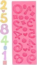 Fondant Numbers Mold | Stars Numbers Silicone Fondant Mold,Kitchen Cookies Candy Chocolate Baking Mould Beginners-Friendly for Bakery, Restaurant